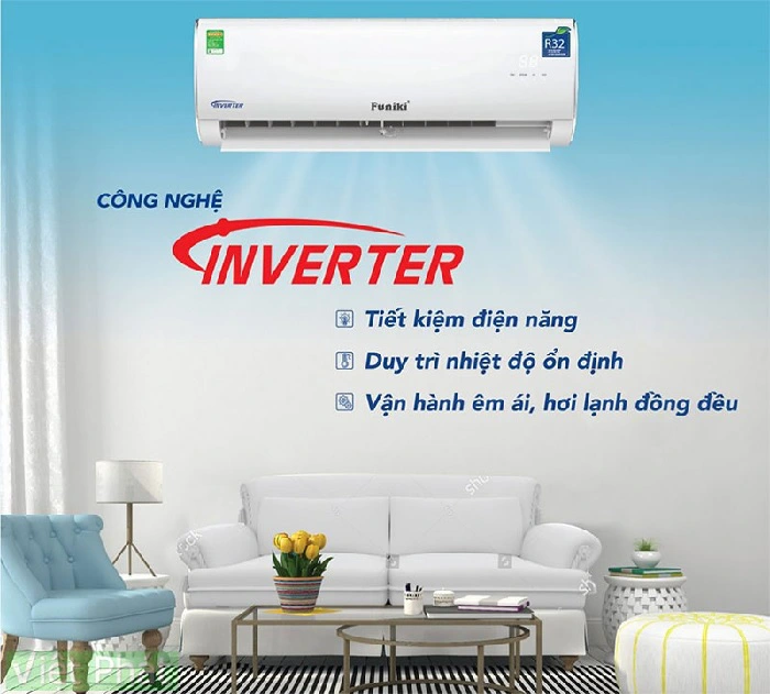 Diều hòa Funiki inverter HIC12MMC thích hợp phòng khách