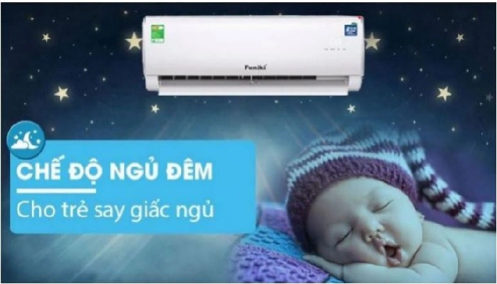 Funiki Inverter 1 chiều 12000BTU HIC12MMC trẻ em ngủ ngon