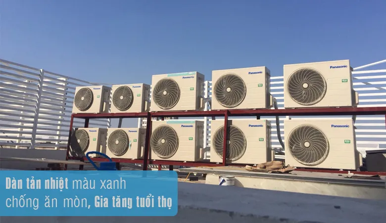 Panasonic dàn đồng, cánh tản nhiệt blue fin