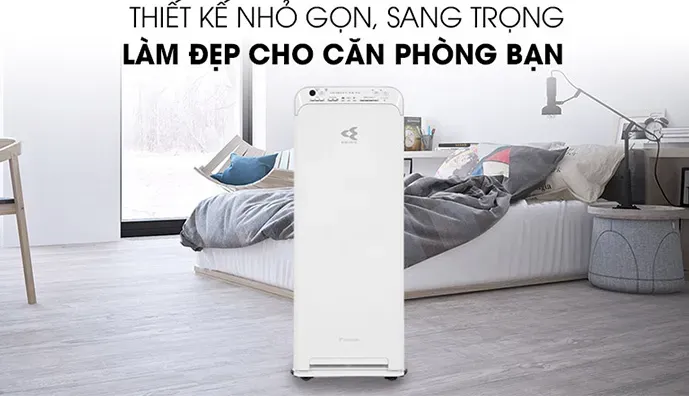 Máy lọc không khí Daikin MCK55TVM6 có thiết kế nhỏ gọn