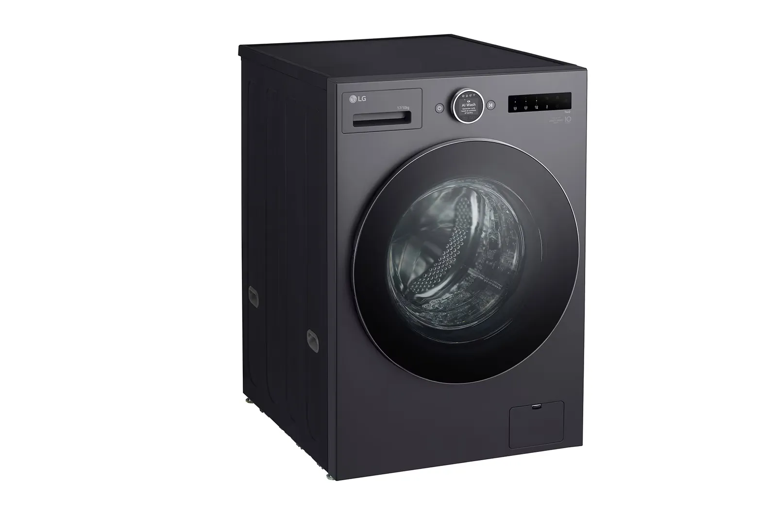 Máy giặt sấy lồng ngang LG AI DD™ 2.0 Inverter 17kg màu đen  F2517RNTG