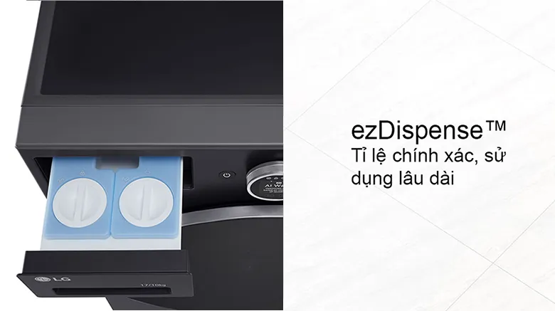 Máy giặt sấy LG Inverter F2517RNTG Công nghệ định lượng EZDispense