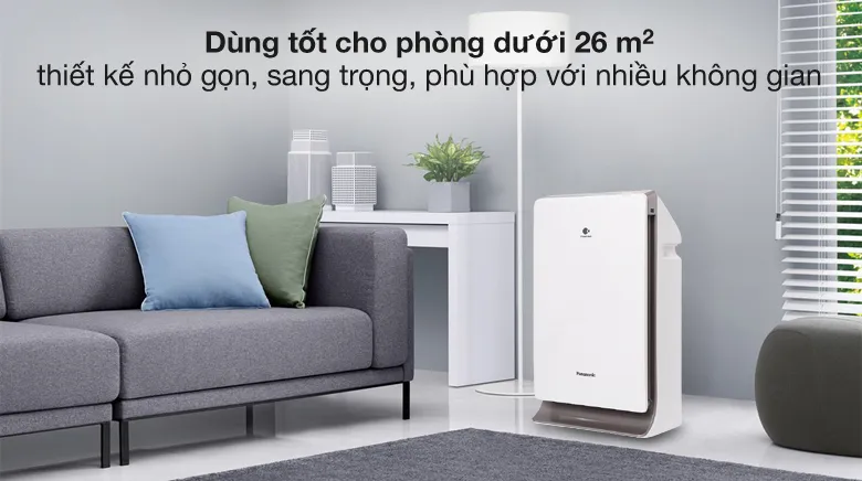 Nhỏ gọn, sang đẹp - Máy lọc không khí Panasonic F-PXM35A-S