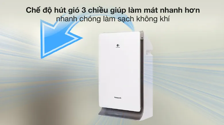 Hút 3 chiều - Máy lọc không khí Panasonic F-PXM35A-S