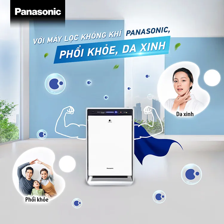 máy lọc không khí panasonic f-vxk70a không khí xanh ảnh 8