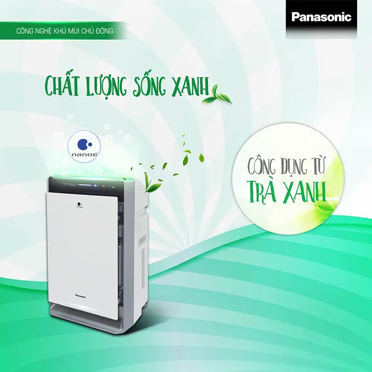 máy lọc không khí tạo ẩm panasonic F-VXK70A không khí xanh ảnh 3