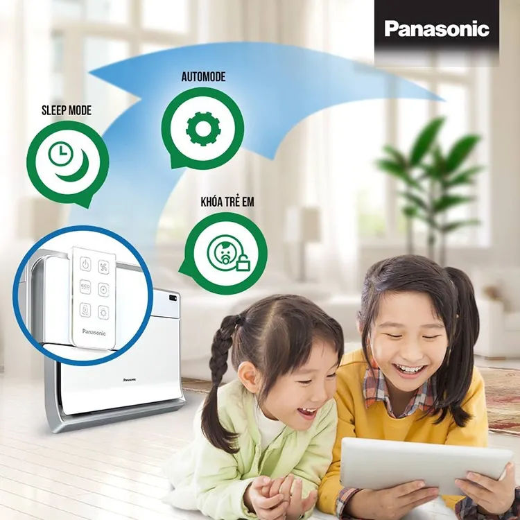 máy lọc không khí panasonic f-pxl45a không khí xanh ảnh 7