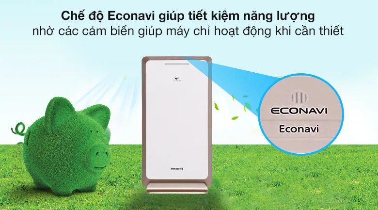 Công nghệ Econavi - Máy lọc không khí Panasonic F-PXM55A