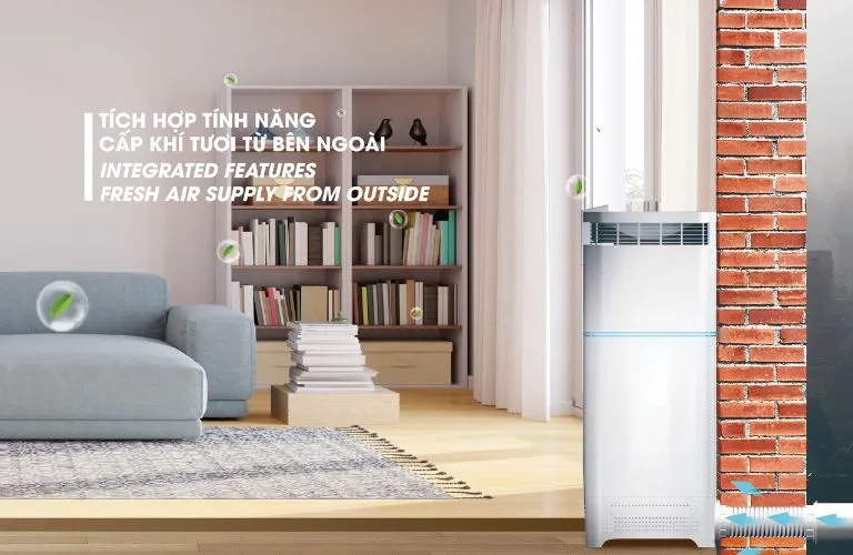 Kosmen KM-A99 ghi điểm với tính năng cấp khí tươi vô cùng hiện đại