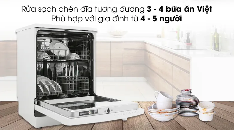 Máy rửa bát Electrolux ESF5206LOW 1950W - Thiết kế hiện đại