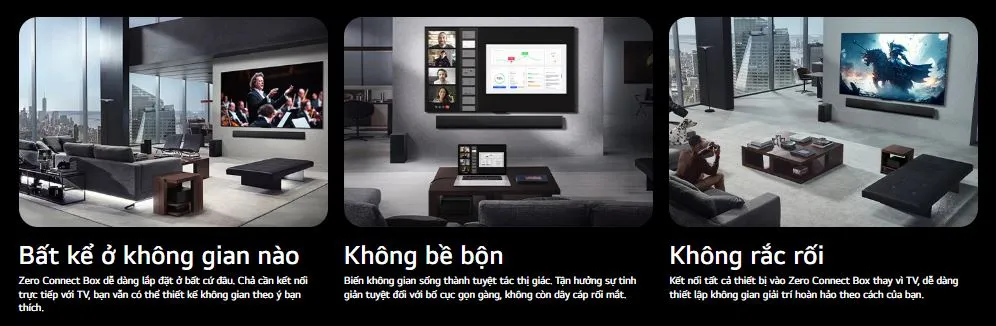 Thiết lập dễ dàng, bứt phá tận hưởng, tinh tế không gian
