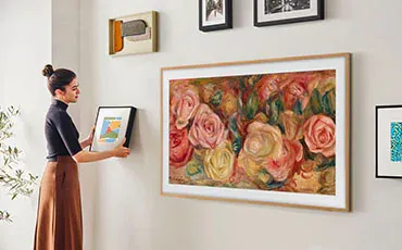 Smart Tivi Khung Tranh The Frame QLED Samsung 4K 43 inch Mới 2022 QA43LS03B