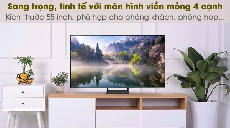Smart Tivi QLED 4K 75 inch Samsung QA75Q65A - Thiết kế thanh mảnh