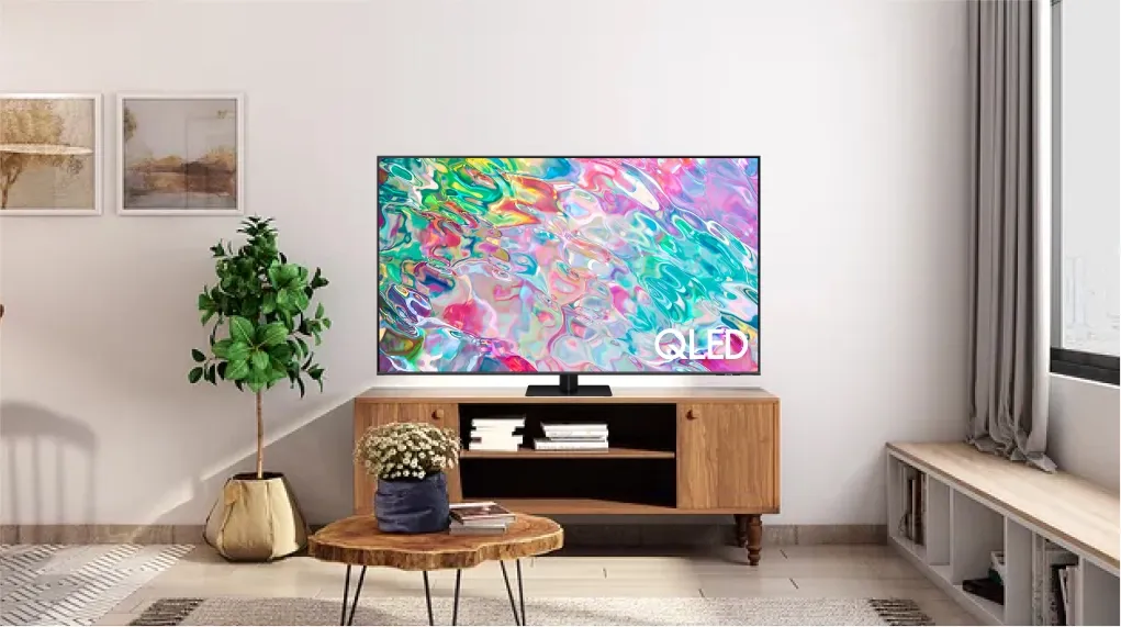 Smart Tivi QLED 4K 75 inch Samsung QA75Q60B - Tổng quan thiết kế