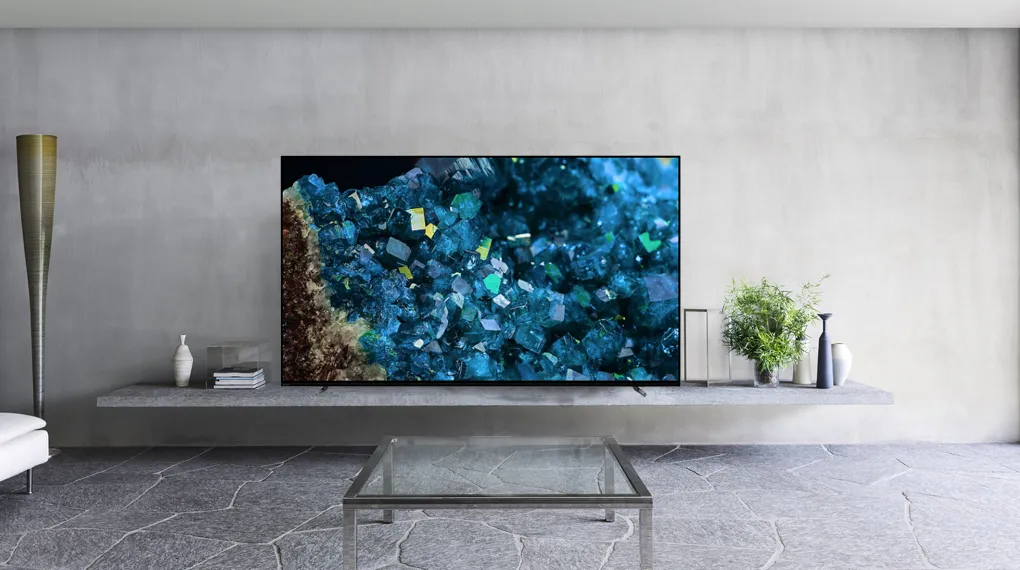 Google Tivi OLED Sony 4K 77 inch XR-77A80K thiết kế thanh mảnh