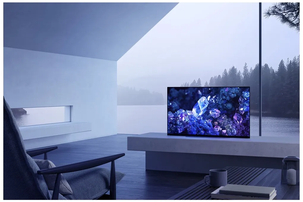 Tivi OLED Sony 4K 48 inch XR-48A90K Chất liệu chân đế bằng nhôm 