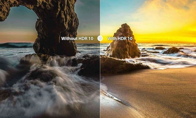 Công nghệ HDR10 trên tivi TCL có khả năng tăng cường độ phong phú của màu sắc