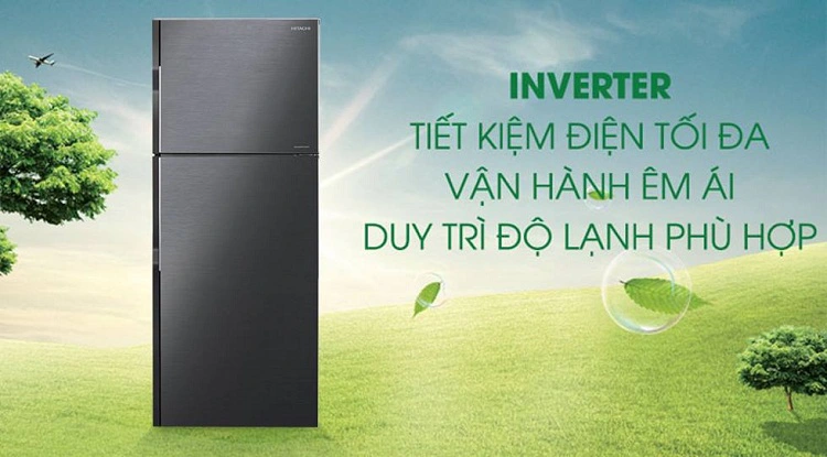 Tủ lạnh Hitachi Inverter chả năng vận hành êm ái 