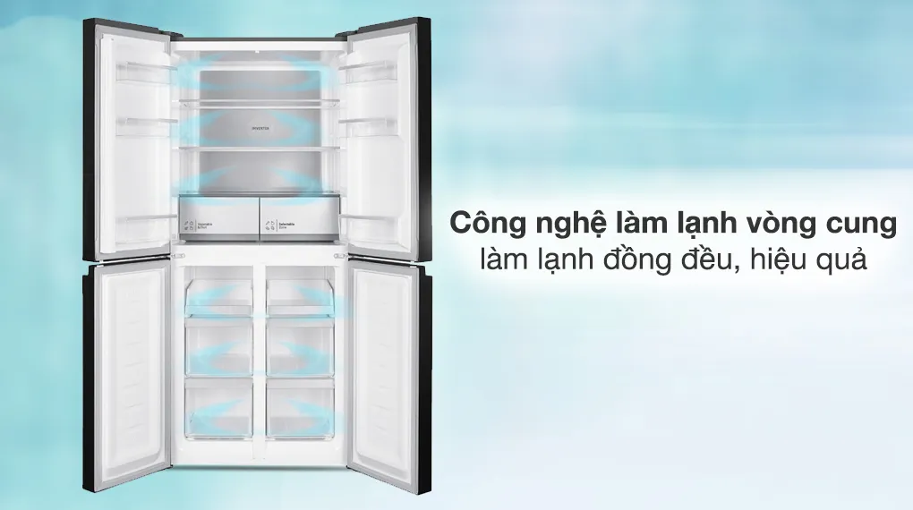 Tủ lạnh Hitachi Inverter 466 lít Multi Door HR4N7522DSDXVN - Công nghệ làm lạnh