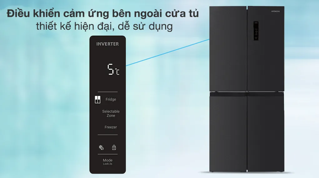 Tủ lạnh Hitachi Inverter 466 lít Multi Door HR4N7522DSDXVN - Tiện ích