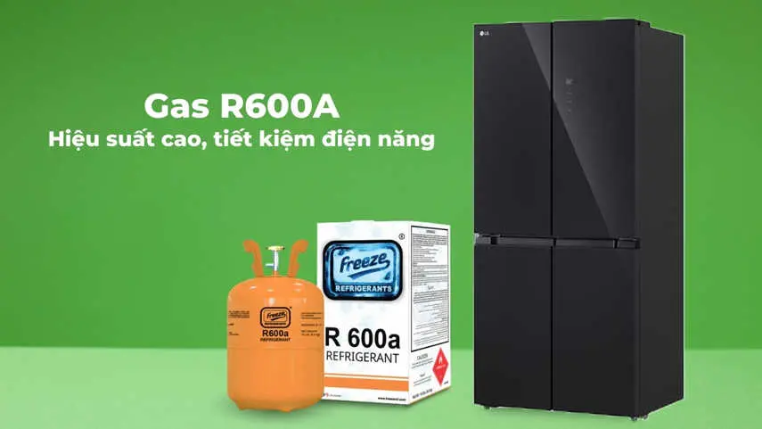 gas R600a được đánh giá là không gây hại đến tầng Ozon