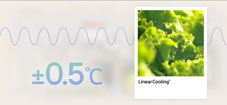 Linear Cooling™ bảo quản thực phẩm tươi đến 7 ngày