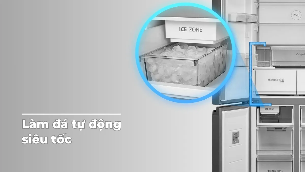 Tiện ích làm đá tự động